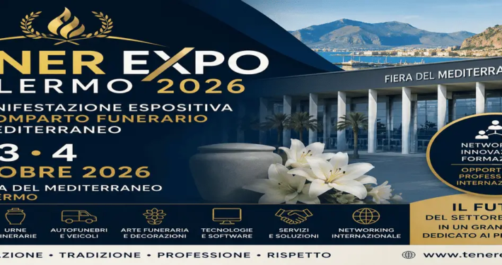 Tener Expo Palermo 2026: il grande evento del comparto funerario del Mediterraneo.